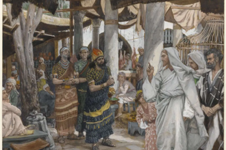 The Healing of the Officer's Son. Painting by James Tissot, 1886-1894 © Brooklyn Museum, Purchased by public subscription