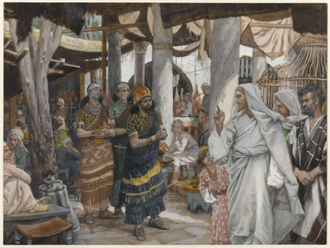 The Healing of the Officer's Son. Painting by James Tissot, 1886-1894 © Brooklyn Museum, Purchased by public subscription