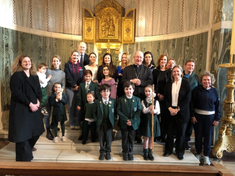 Group photo with Archbishop Moth