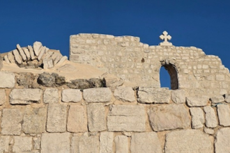 The ancient Greek Melchite Church in Taybeh
