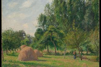 Haystacks, Morning, Eragny,  by Camille Pissarro, 1899  © Metropolitan Museum of Art, New York