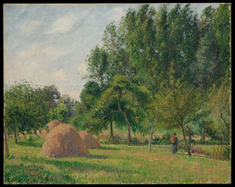 Haystacks, Morning, Eragny,  by Camille Pissarro, 1899  © Metropolitan Museum of Art, New York