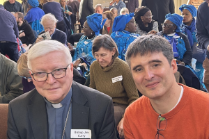 Bishop Jim Curry and Professor Nicolas Paz at the Farm Street event