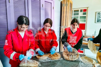 Caritas team in Lebanon
