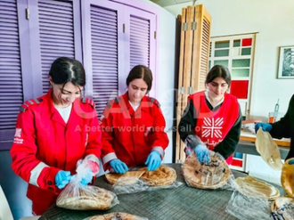 Caritas team in Lebanon