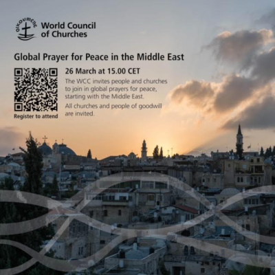 WCC calls for global prayers for peace | ICN