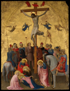 The Crucifixion, Painting by Fra Angelico, painted 1420-1430 © Metropolitan Museum of Art, New York