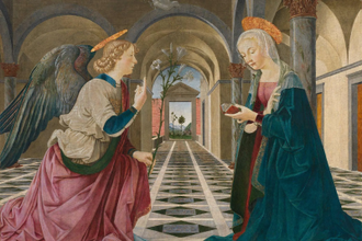 The Annunciation,  by Piermatteo d'Amelia , 1487 © The Isabella Stewart Gardner Museum, Boston