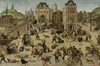 St Bartholomew's Day Massacre by François Dubois, 1574  © The Cantonal Museum of Fine Arts, Lausanne, Switzerland