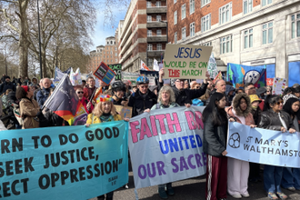 'Jesus would be on this march'