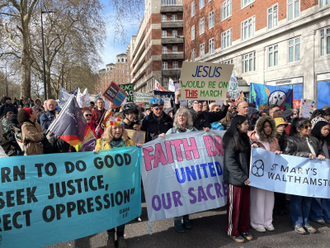 'Jesus would be on this march'