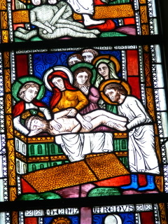 Gotland Dalhem Kyrka Glasmalerei