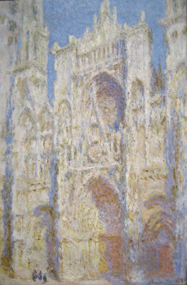 Rouen Cathedral, West Facade, Sunlight, by Claude Monet, 1894 © National Gallery of Art, Washington