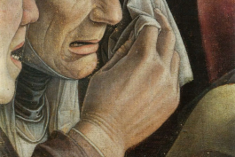 The lamentation over the dead Christ (detail), by Andrea Mantegna,1475-1478 © Pinacoteca di Brera, Milan