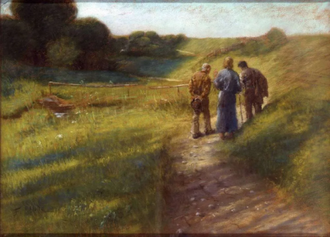Walking to Emmaus by Fritz von Uhde, 1891 © Gemäldegalerie Alte Meister, Dresden