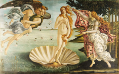 The Birth of Venus  by Sandro Botticelli, 1485 © Galleria degli Uffizi, Florence