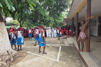 Way of the Cross re enactment, Christ the King parish, Luanda. Image © ACN