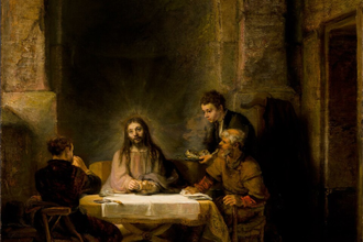Supper at Emmaus, Rembrandt. The Louvre