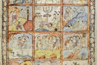 Gospels of Saint Augustine, Tradition states that this book was the personal property of St Mellitus © Parker Library, Corpus Christi College, Cambridge