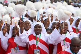 Mass at Yaoundé-Ville Airport Cameroon
