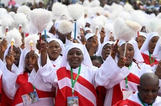 Mass at Yaoundé-Ville Airport Cameroon
