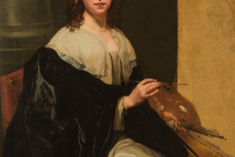 Michaelina Wautier Self Portrait c.1650, Private Collection