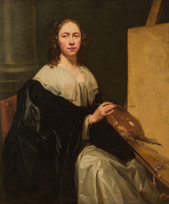 Michaelina Wautier Self Portrait c.1650, Private Collection