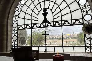View of Jerusalem from Dominus Flevit  church - Image ICN/JS