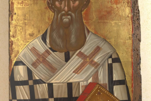 Saint Athanasius, Icon by Michail Damaskenos,  late 16th C © Archive of the Hellenic Institute of Venice