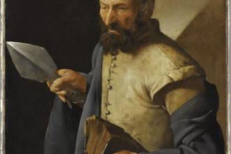 Saint Thomas by Georges De la Tour,  1634-1638 © Louvre Museum, Paris