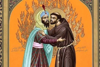 St Francis of Assisi and the Sultan of Egypt, AL-Kamil in 1219 - Image: Vatican Media
