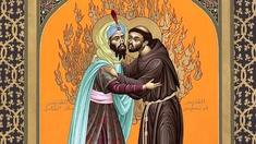 St Francis of Assisi and the Sultan of Egypt, AL-Kamil in 1219 - Image: Vatican Media