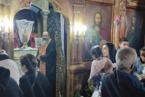 Pilgrims at Monastery of St George
