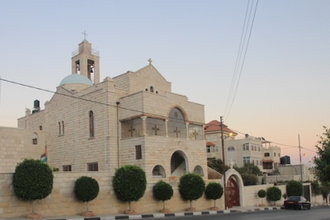 St George's Melkite Churhc, Taybeh,  Wiki image by Ralf Lotys (Sicherlich)