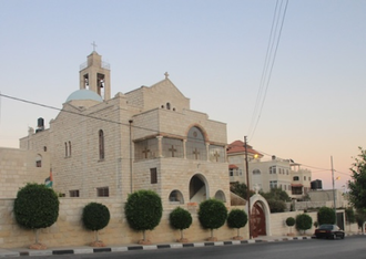 St George's Melkite Churhc, Taybeh,  Wiki image by Ralf Lotys (Sicherlich)