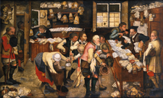 The Peasant Lawyer, by Pieter Breughel the Younger,  1620  © Grohmann Museum at Milwaukee School of Engineering, Milwaukee