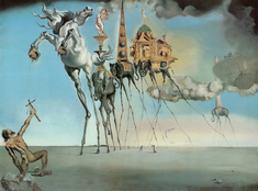 The Temptation of Saint Anthony,  by Salvador Dali © Royal Museum of Fine Arts of Belgium, Brussels