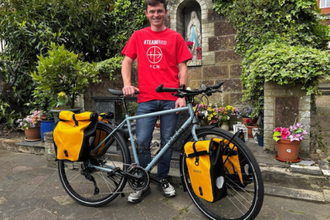 Andrew Foote ahead of his Cycle4Hope