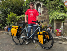 Andrew Foote ahead of his Cycle4Hope
