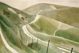 Chalk Paths, by Eric Ravilious, 1935 © Alamy