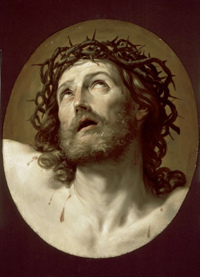 Head of Christ Crowned with Thorns by Guido Reni, painted in 1630's © Detroit Institute of Arts, Gift of James E Scripps, 89.23.