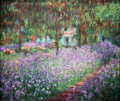 The Artist's Garden at Giverny by Claude Monet, 1900 © Musée d'Orsay, Paris / Alamy