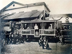Pope Pius IX in a papal train, Photograph taken in 1862, Daguerrotype © Wikimedia