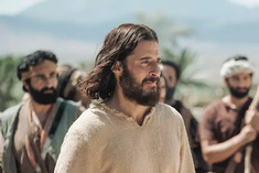 Jonathan Roumie portrays Jesus