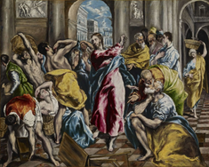 The Purification of the Temple,   by El Greco, 1600,  © The Frick Collection, New York