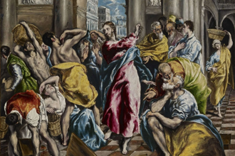 The Purification of the Temple, by El Greco, 1600, © The Frick Collection, New York