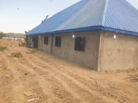 Completed shelter for families left homeless after Adama Dutse village attack (© ACN)