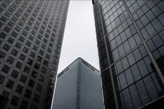 HSBC bank  headquarters in Canary Wharf, London. Photo: Sean Hawkey/WCC