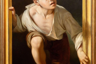 Escape from Criticism by Pere Borrell del Caso, 1874 oil on canvas  © Collection Banco de España, Madrid