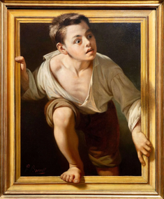 Escape from Criticism by Pere Borrell del Caso, 1874 oil on canvas  © Collection Banco de España, Madrid